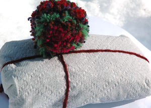 The wrapped pomatomus socks!